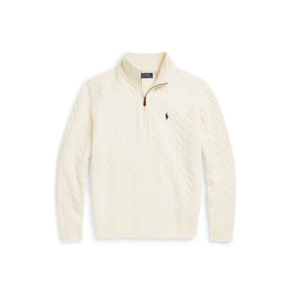 Cable-Knit Wool-Cashmere Sweater