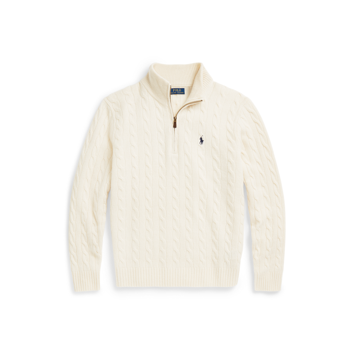 Ralph lauren men's cashmere cable knit sweater deals