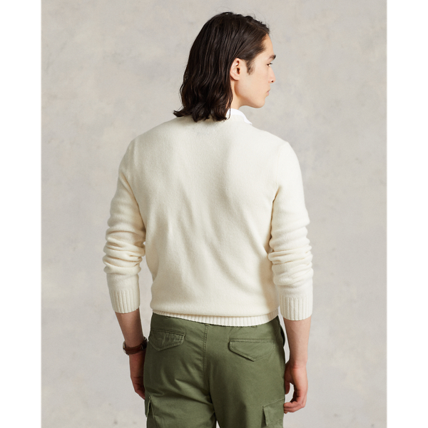 Polo Ralph Lauren 캐시미어 크루넥 스웨터 크림 5