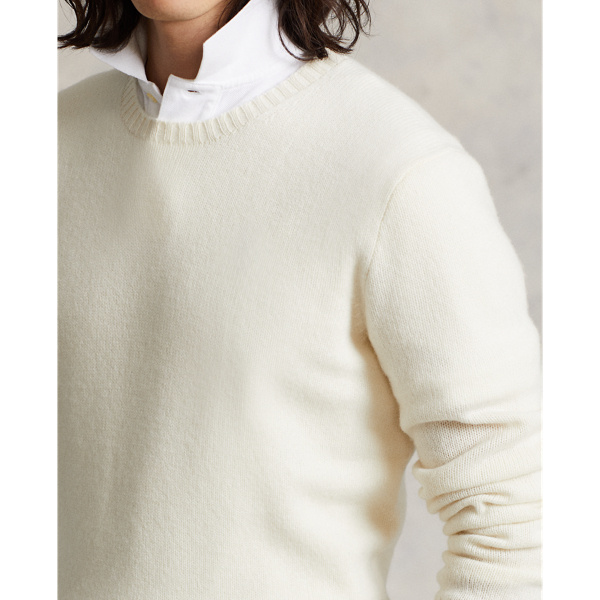 Polo Ralph Lauren 캐시미어 크루넥 스웨터 크림 6