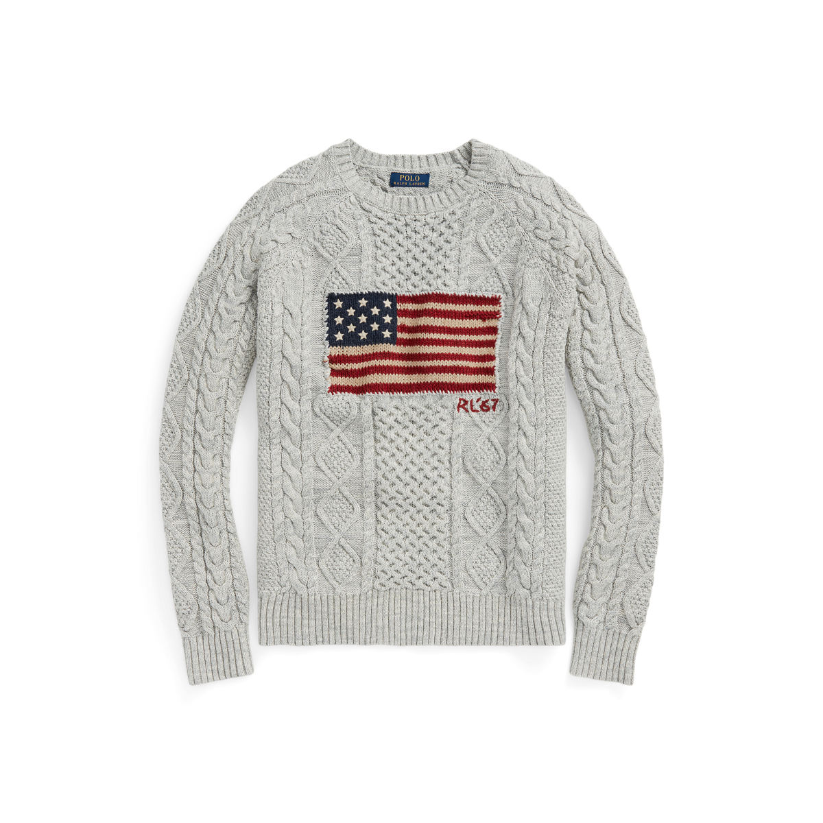 Ralph lauren flag sweater mens best sale