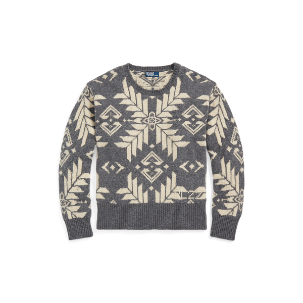 Pull en tricot intarsia de laine Polo Ralph Lauren en 1