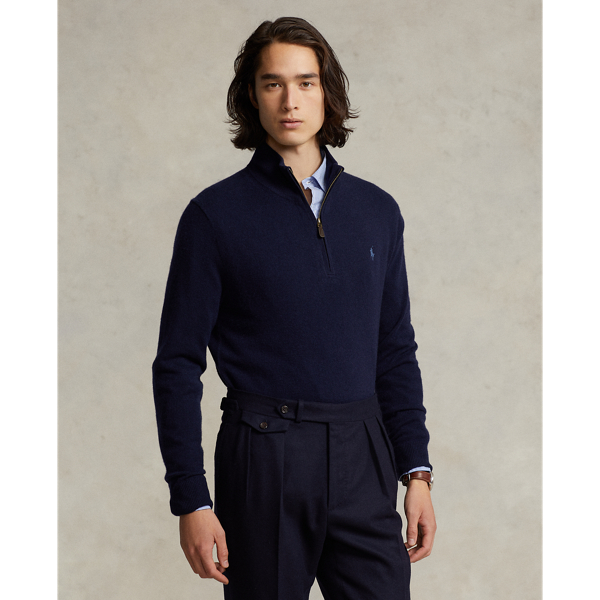 Wool Quarter-Zip Jumper