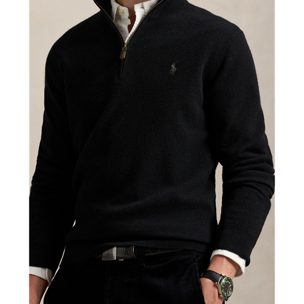 Wool Quarter-Zip Jumper