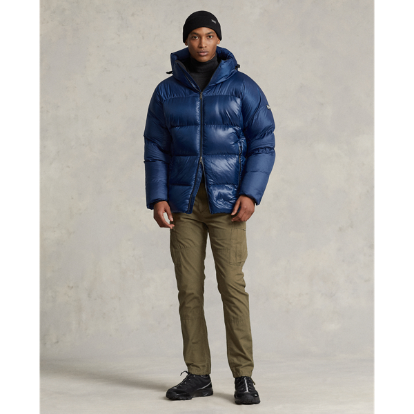 Raleigh Blue Water-Repellent Down Jacket RLX 4