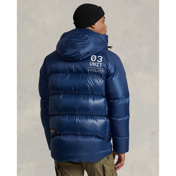 Raleigh Blue Water-Repellent Down Jacket RLX 5
