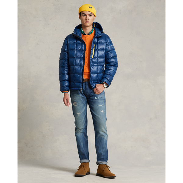 Raleigh Blue Water-Repellent Down Jacket RLX 4