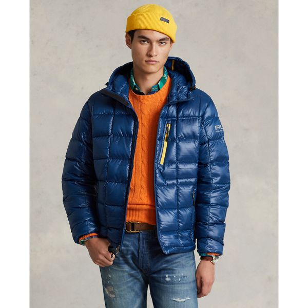 Raleigh Blue Water-Repellent Down Jacket RLX 1