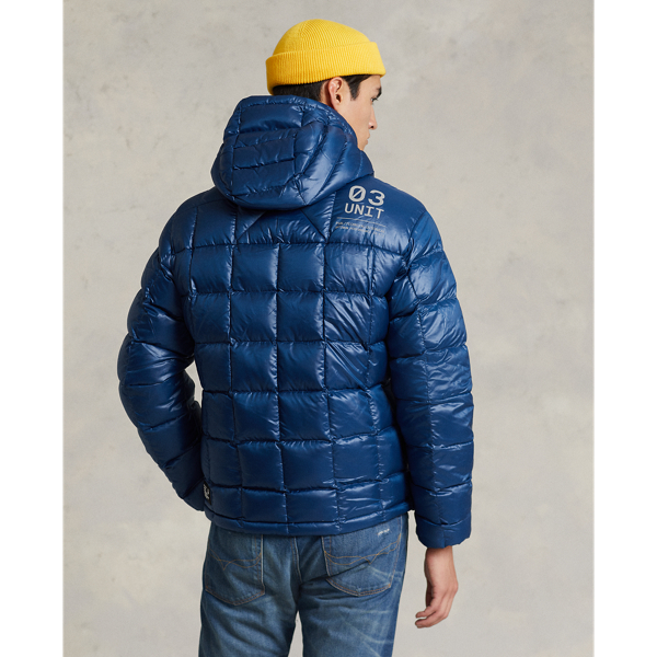 Raleigh Blue Water-Repellent Down Jacket RLX 5