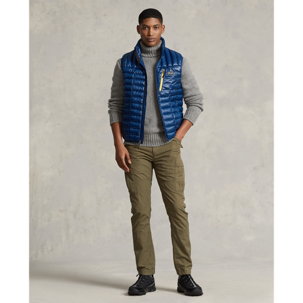 Raleigh Blue Water-Repellent Down Vest RLX for winter 4