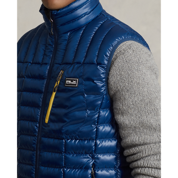 Raleigh Blue Water-Repellent Down Vest RLX for winter 6