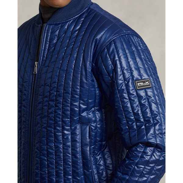 Raleigh Blue Water-Repellent Bomber Jacket RLX 6
