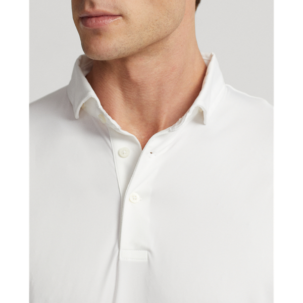 Ceramic White Classic Fit Performance Polo Shirt RLX 5