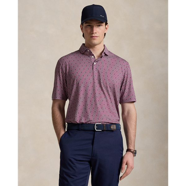 Classic Fit Performance Print Polo Shirt