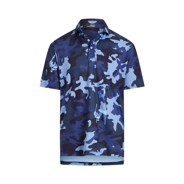 Classic Fit Golf-Camo Jersey Polo Shirt RLX 1