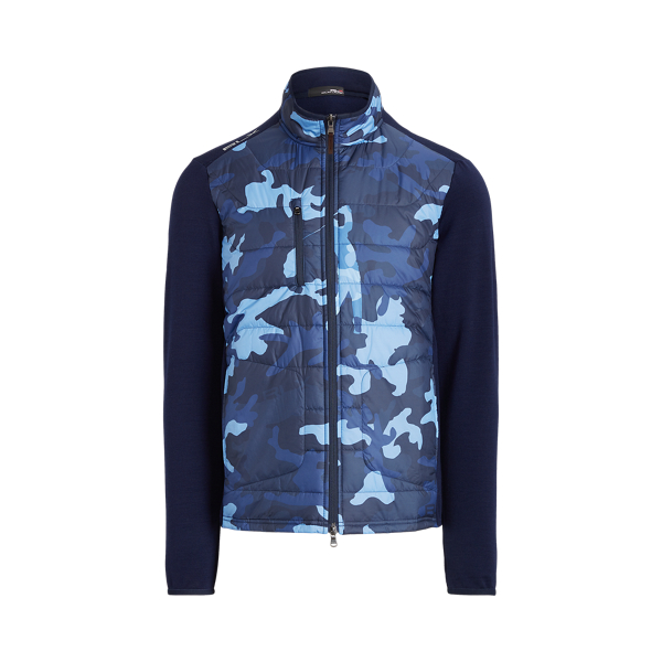 Golf-Camo Hybrid Wool-Blend Jacket RLX 1