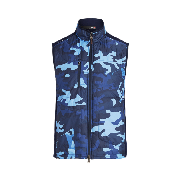 Gilet camouflage &agrave; pans molleton stretch RLX en 1
