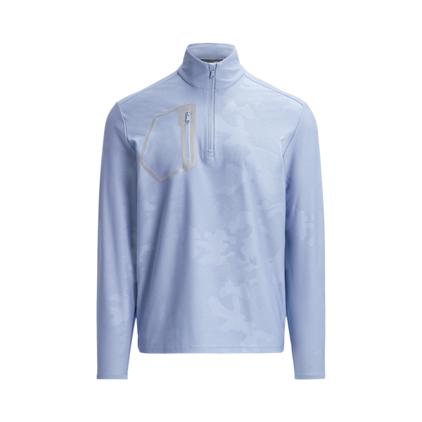 Channel Blue Camo Classic Fit Camo Jacquard Pullover RLX 2