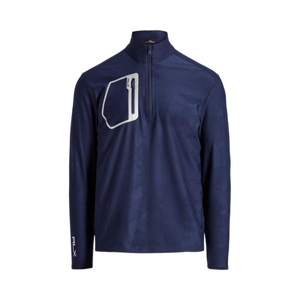 Camisola com fecho jacquard Classic-fit RLX em 1