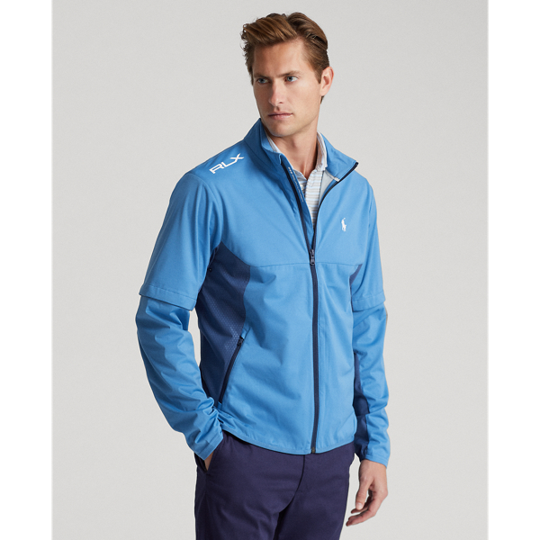 Retreat Blue/Light Navy Convertible Water-Repellent Jacket RLX 1