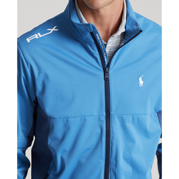 Retreat Blue/Light Navy Convertible Water-Repellent Jacket RLX 6