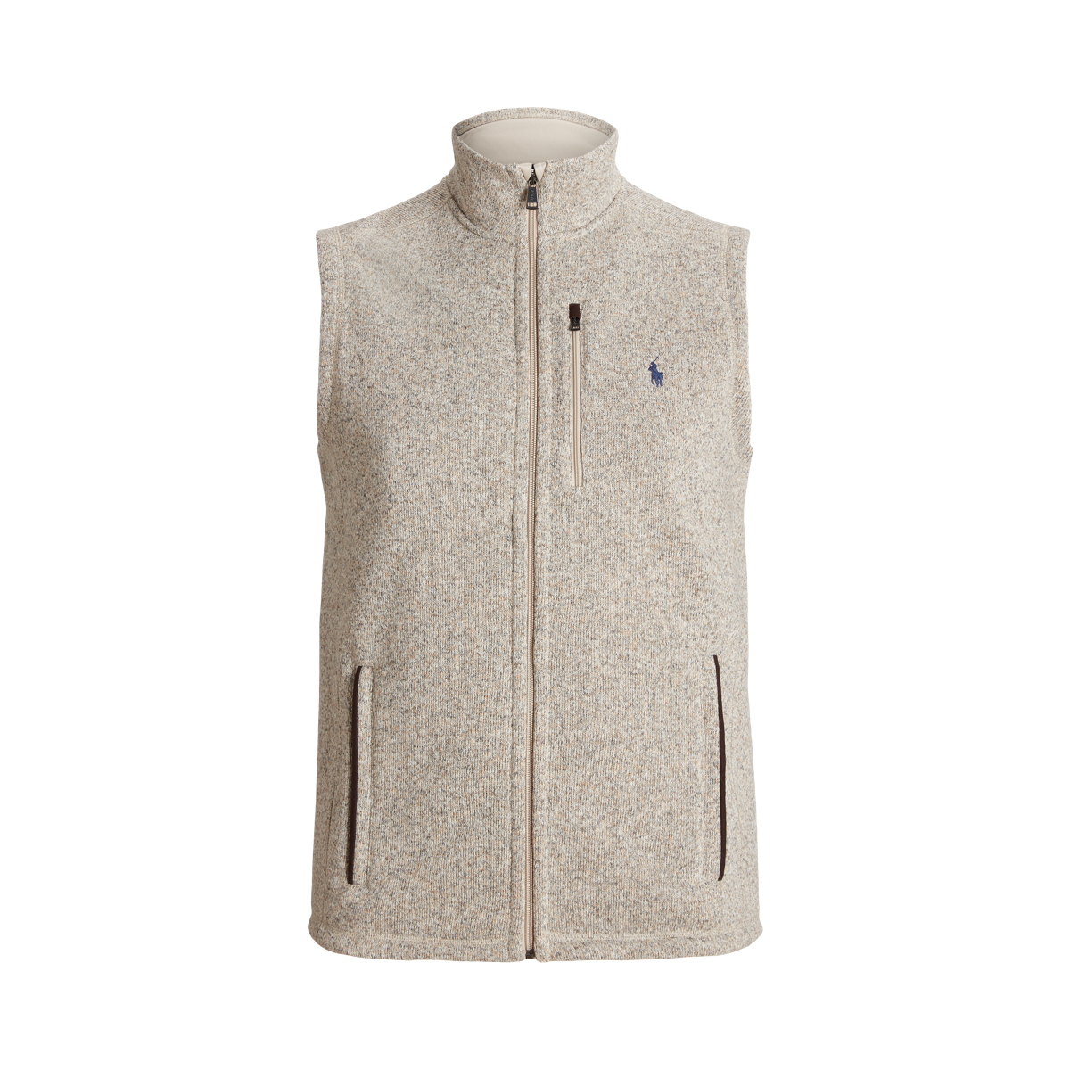 Brushed Fleece Full Zip Vest