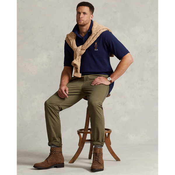 Piqu&eacute;-Poloshirt mit Polo&nbsp;Bear Big & Tall in Newp.-Navy/Heritage Bear 4