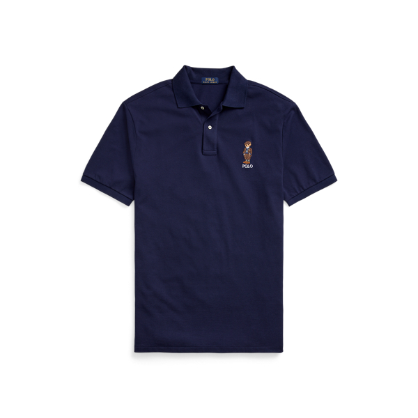 Piqu&eacute;-Poloshirt mit Polo&nbsp;Bear Big & Tall in Newp.-Navy/Heritage Bear 2