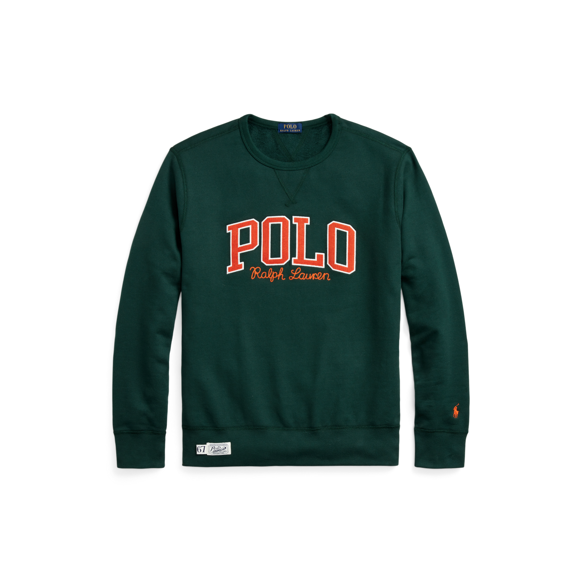 【POLO RALPH LAUREN】 RL Fleece Logo Collar Sweatshirt ★ The RL Fleece Logo Collared Sweatshirt