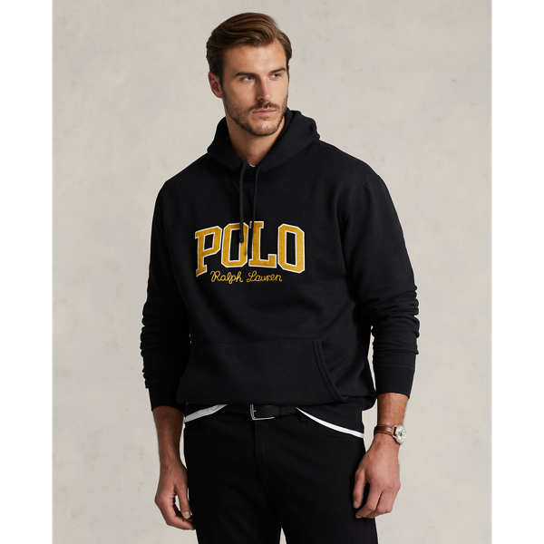Polo Black The RL Fleece Logo Hoodie Big & Tall 1
