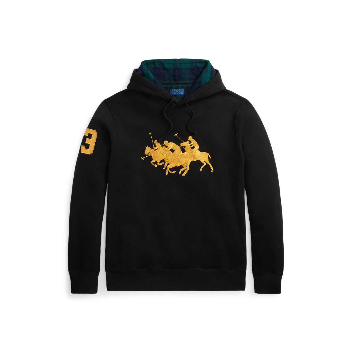 Triple Pony Fleece Hoodie Ralph Lauren