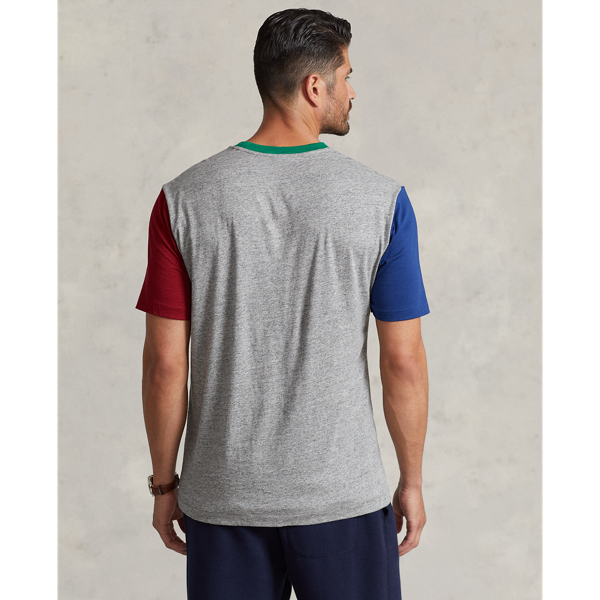 Salt & Pepper Multi Color-Blocked Jersey T-Shirt Big & Tall 5
