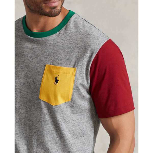 Salt & Pepper Multi Color-Blocked Jersey T-Shirt Big & Tall 6