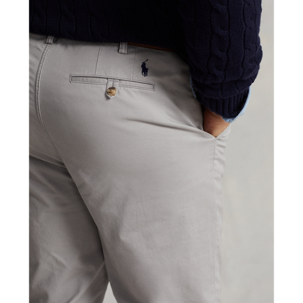 Soft Grey Stretch Classic Fit Chino Pant Big & Tall 6