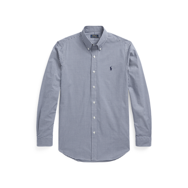 Geruit stretch poplin overhemd Big & Tall in 1
