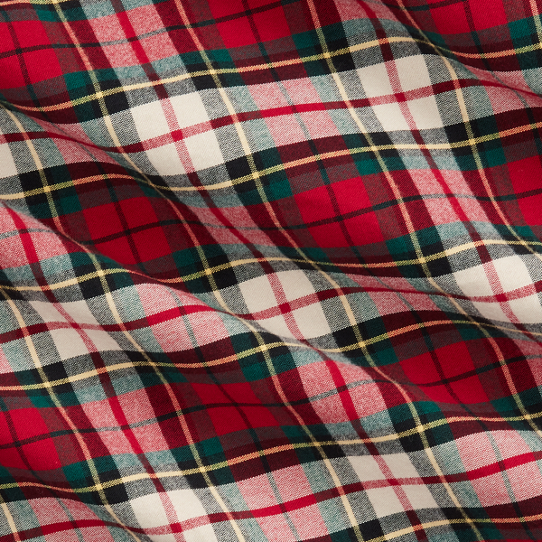 Red/White Multi Plaid Oxford Shirt Big & Tall 6