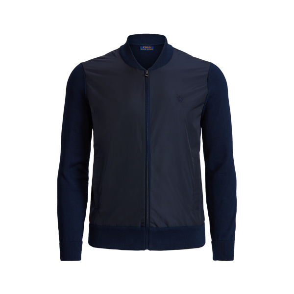 Jersey bimaterial con cremallera Big & Tall en 1