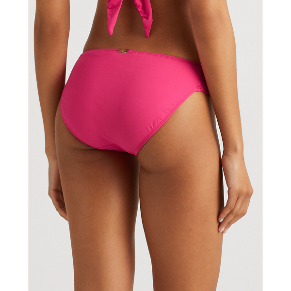 Passionfruit Solid Hipster Bikini Bottom Lauren 4