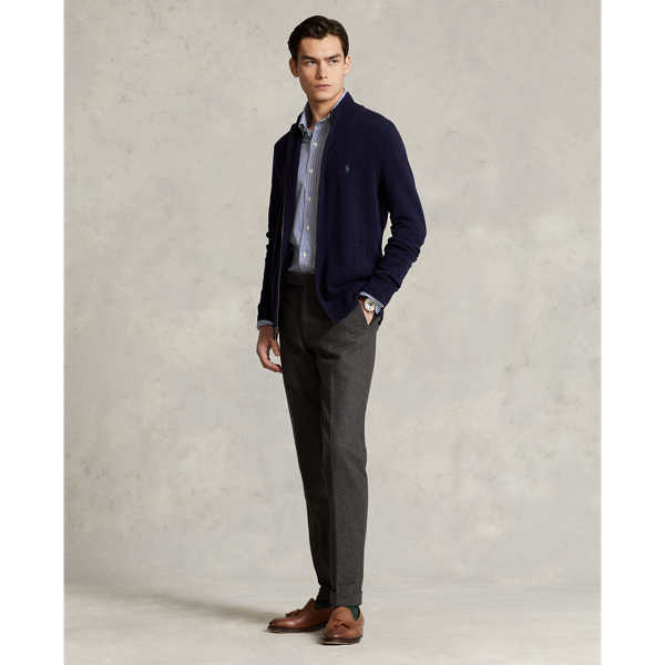 Polo Ralph Lauren 울 풀 지퍼 스웨터 헌터 네이비 4