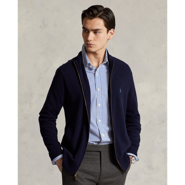 Ralph lauren navy jumper mens online