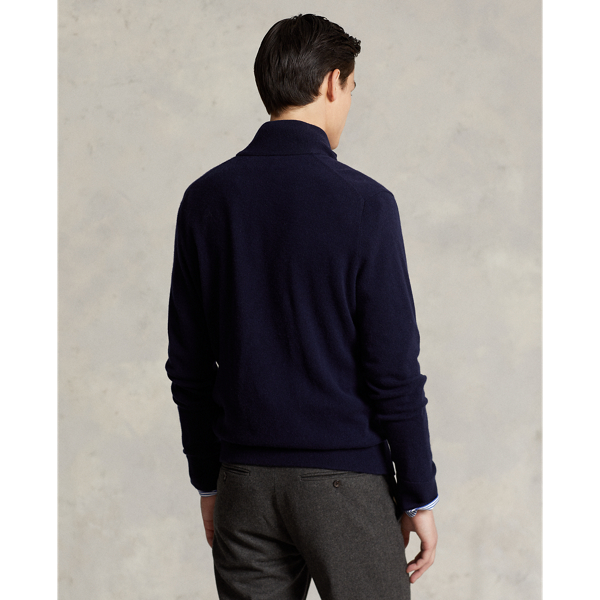 Polo Ralph Lauren 울 풀 지퍼 스웨터 헌터 네이비 5