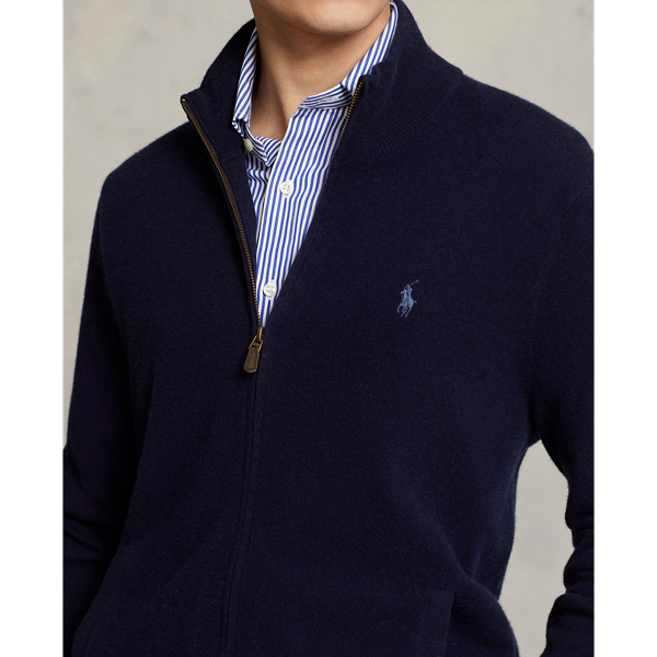 Polo Ralph Lauren 울 풀 지퍼 스웨터 헌터 네이비 6