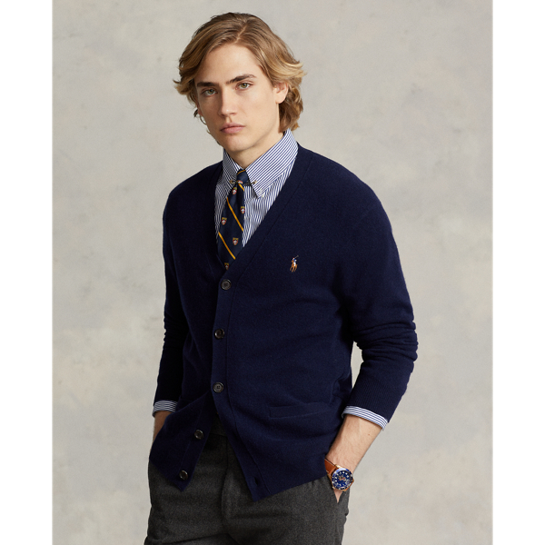 Wool V Neck Cardigan