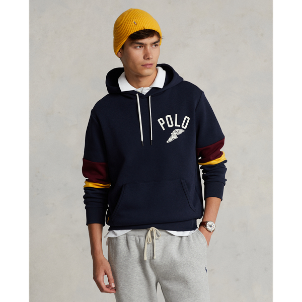 Polo double knit graphic hoodie hotsell