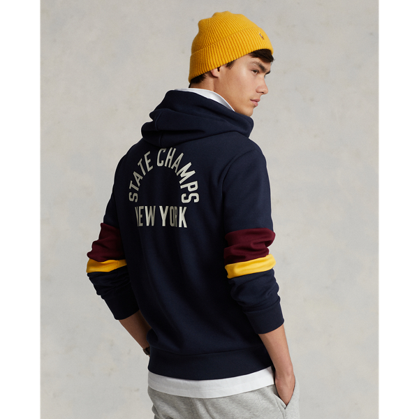 Aviator Navy Double-Knit Graphic Hoodie Polo Ralph Lauren 5