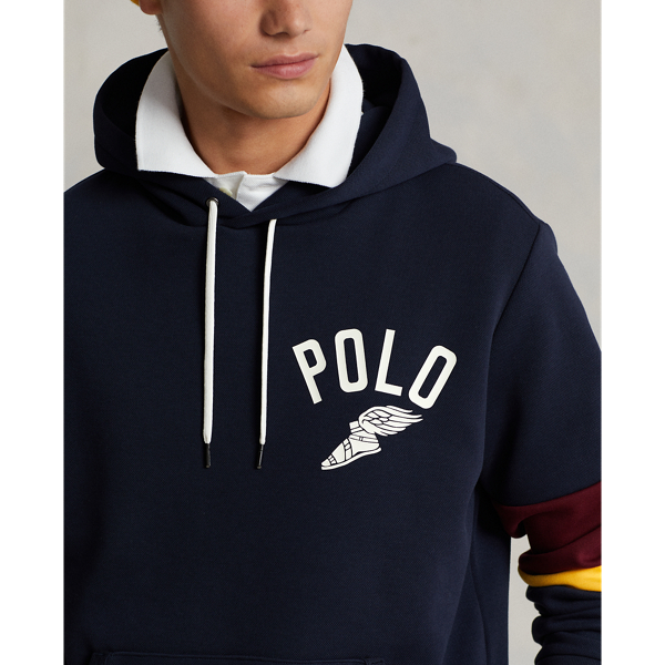 Aviator Navy Double-Knit Graphic Hoodie Polo Ralph Lauren 6