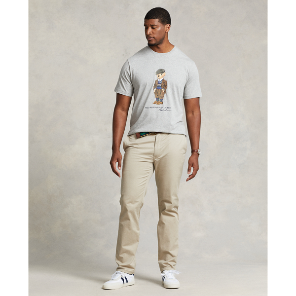 Jersey-T-Shirt mit Polo Bear Big & Tall in Andover meliert Tradition 4