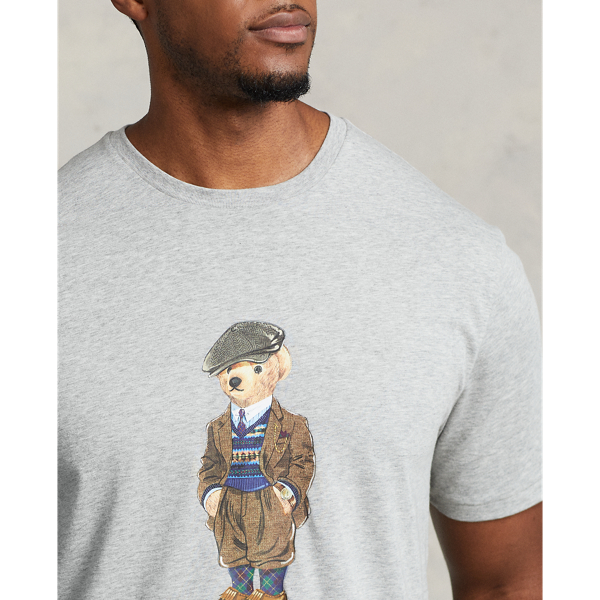 Jersey-T-Shirt mit Polo Bear Big & Tall in Andover meliert Tradition 6