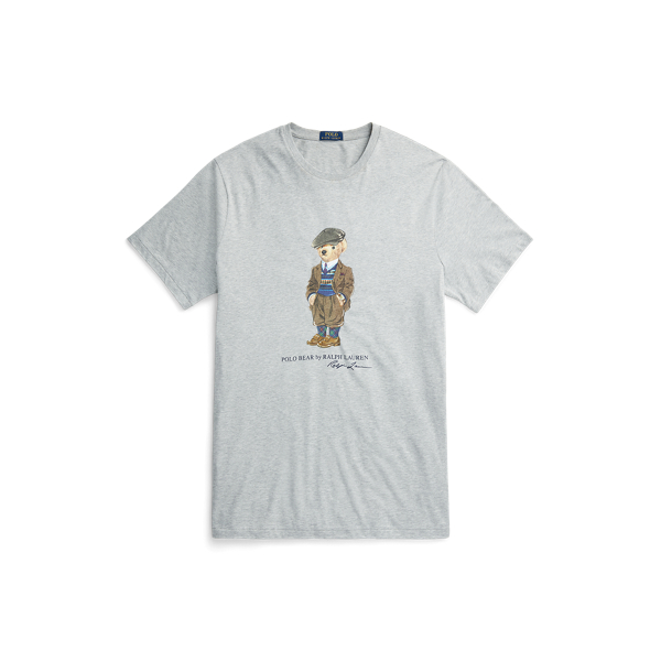 Jersey-T-Shirt mit Polo Bear Big & Tall in Andover meliert Tradition 2