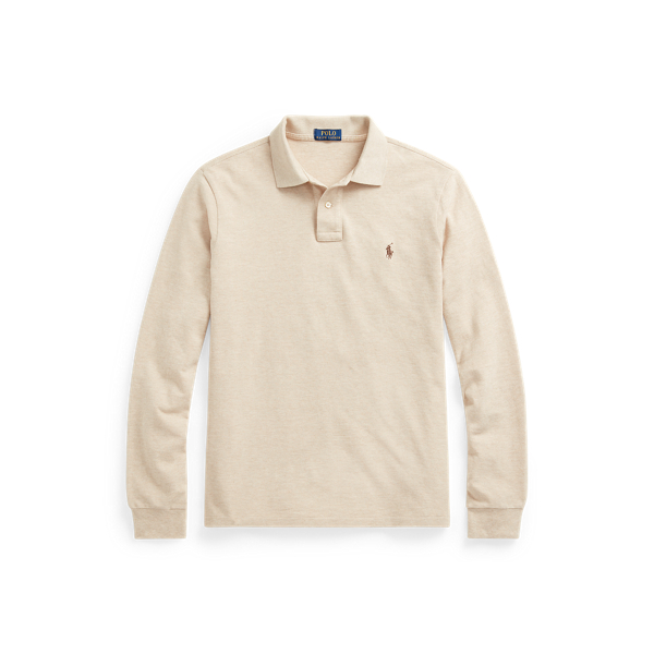 Slim Fit Mesh Long-Sleeve Polo Polo Ralph Lauren 1
